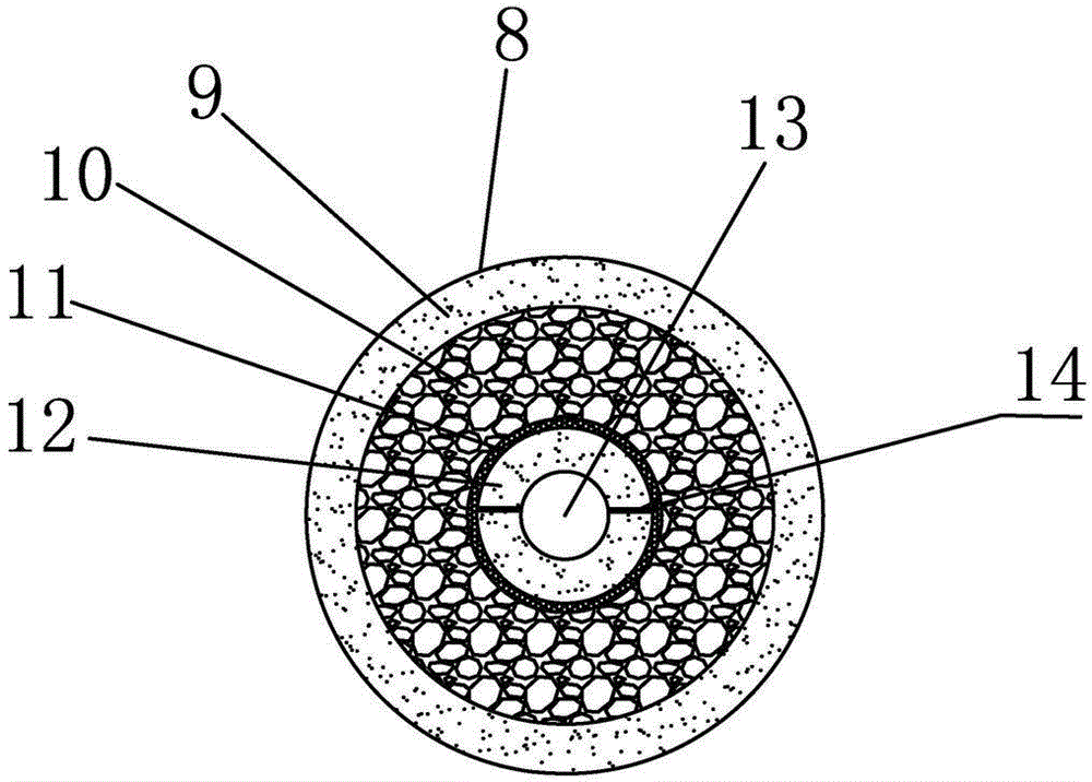 Honeycomb-simulated concrete block and die bar for production thereof