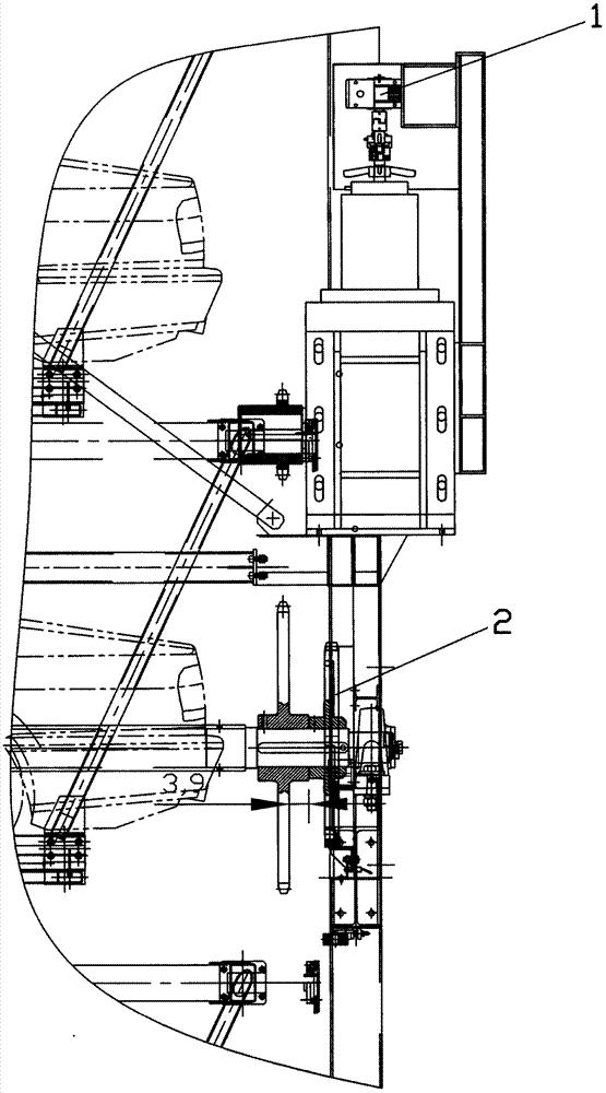 Emergency car taking device for vertical circulatory stereo garage