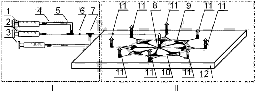 Cell capturing array based on microfluidic technology