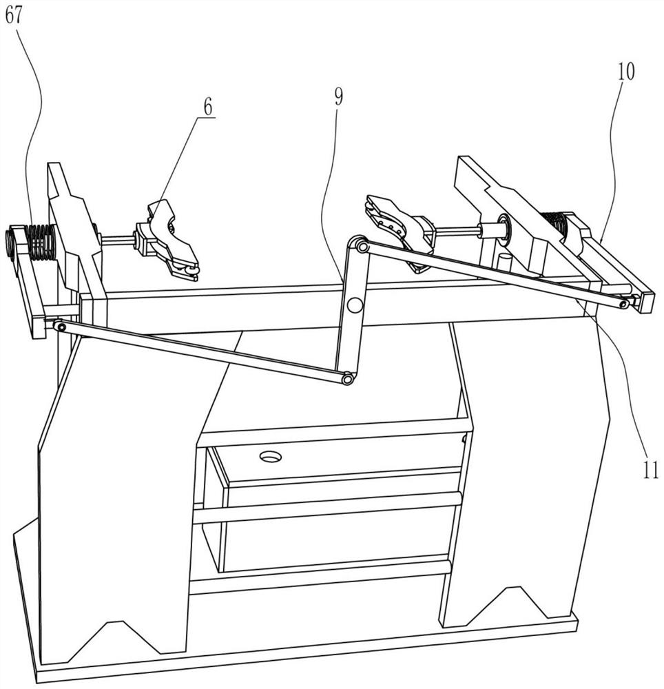 A circular fiber desktop board edging machine