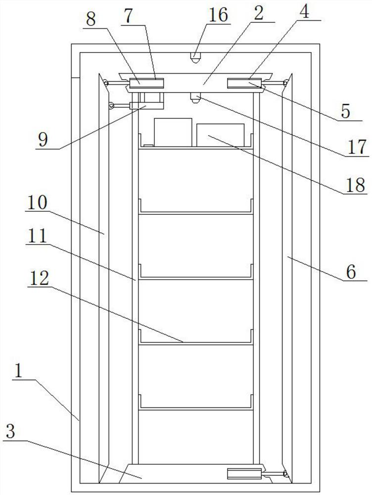 A machine room integrated cabinet that is easy to assemble and disassemble