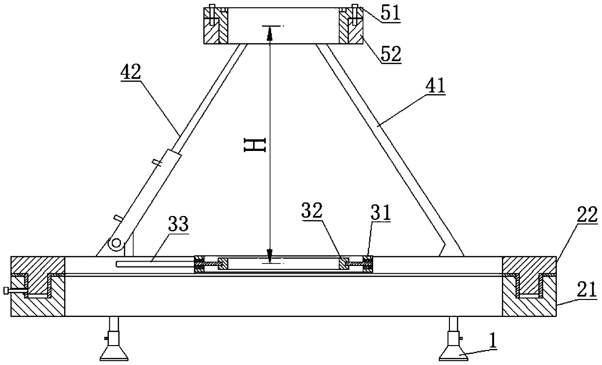 Drilling angle adjusting device