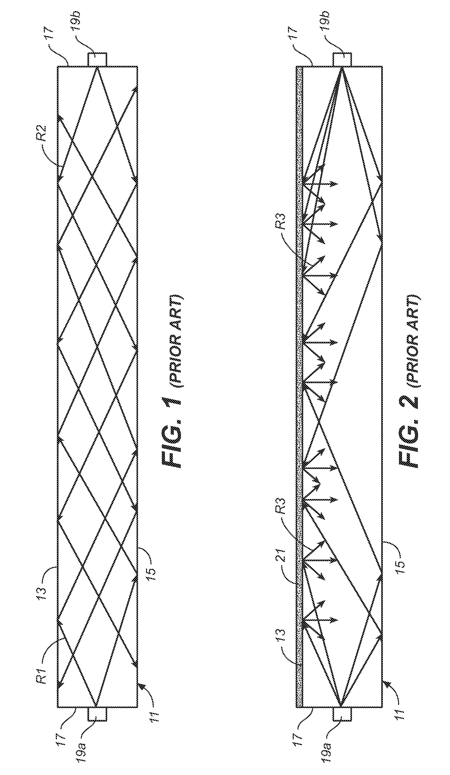 Optical system and method for managing brightness contrasts between high brightness light sources and surrounding surfaces