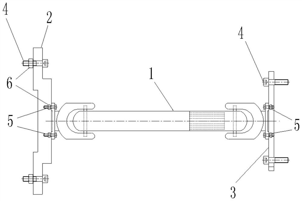 Universal transmission tool for processing crosshead pin of marine diesel engine