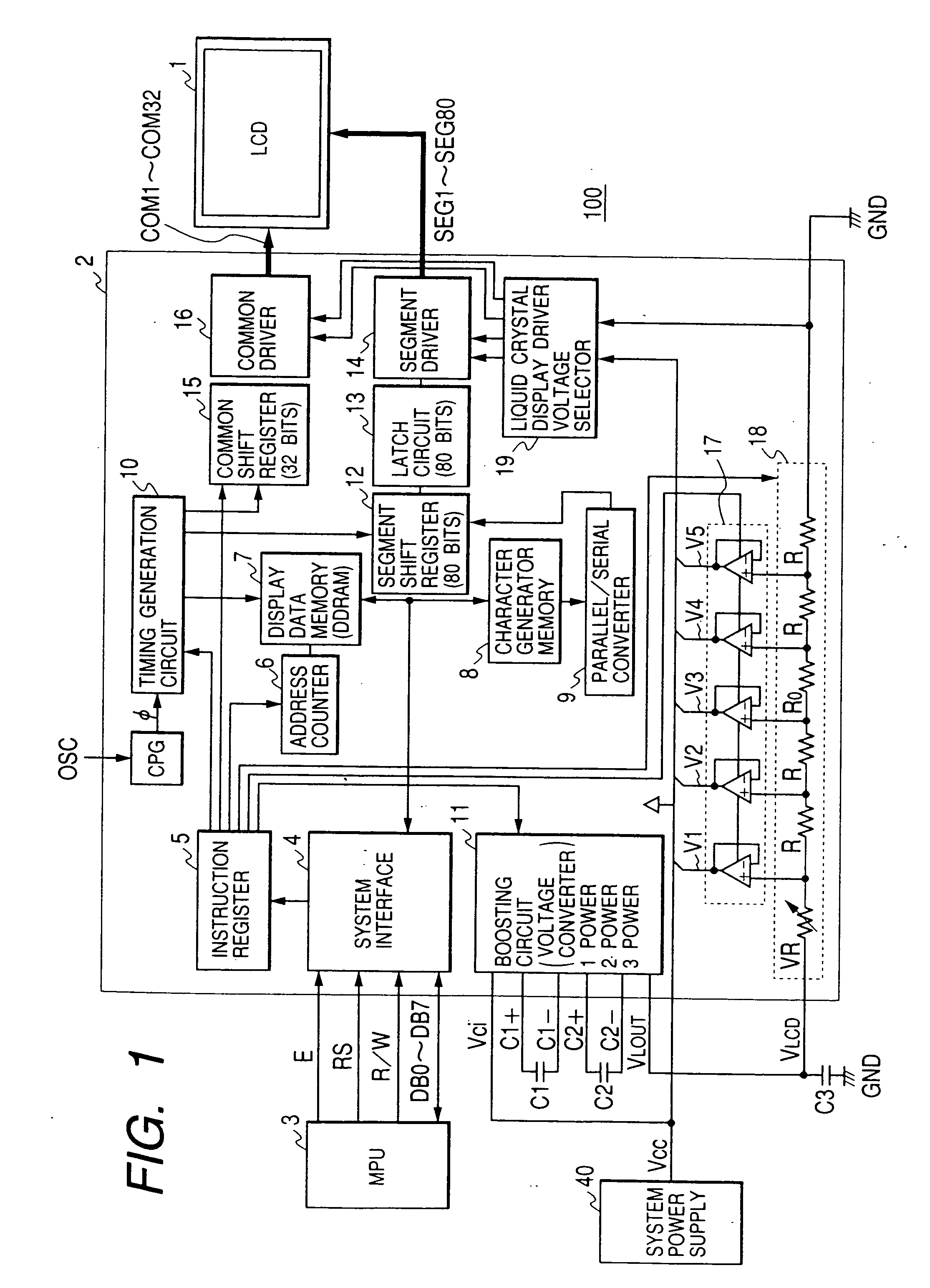 Liquid crystal display controller and liquid crystal display device