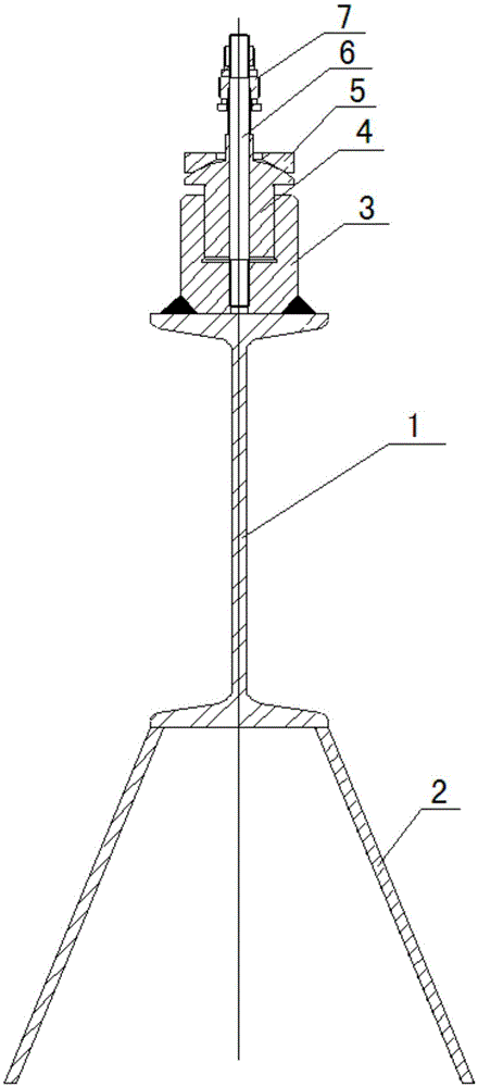 One-shot fixed foundation for machine tools