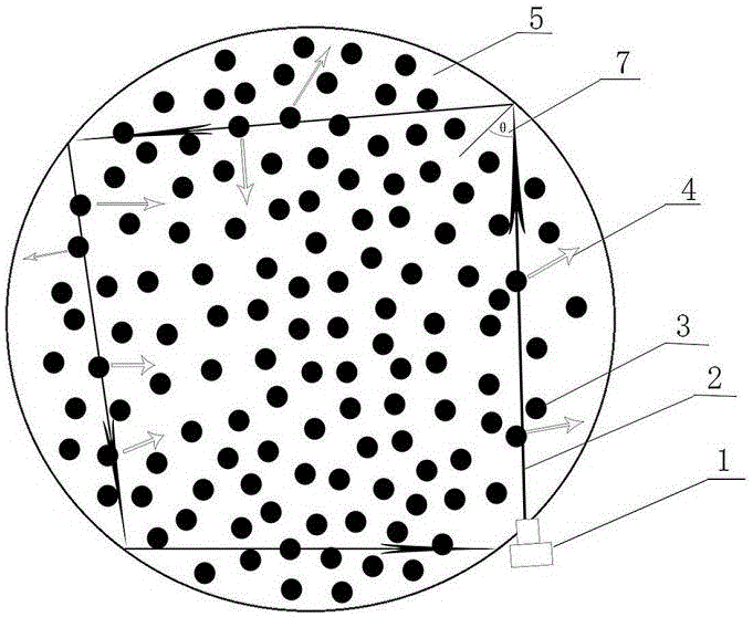 White-light illumination device based on laser excitation fluorescent powder and implementation method of white-light illumination device