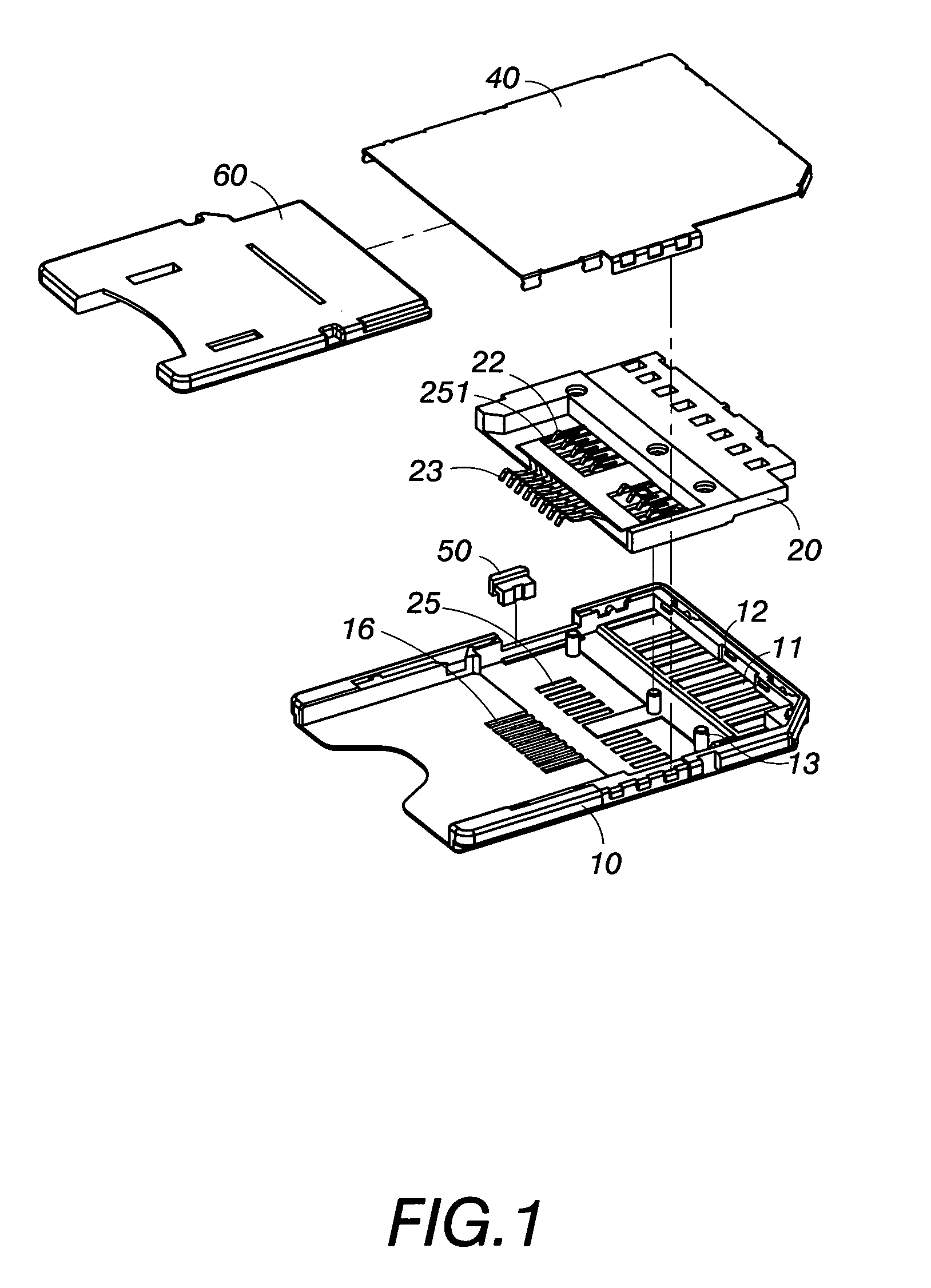 2-in-1 SD type memory card adapter