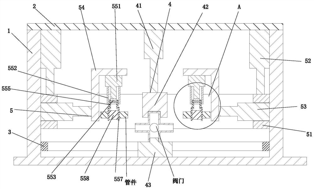 Pipeline connecting system for multi-way communication valve