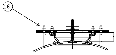 Separated phase enclosed bus insulator support positioning and welding tool mould and using method