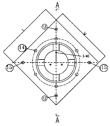 Separated phase enclosed bus insulator support positioning and welding tool mould and using method