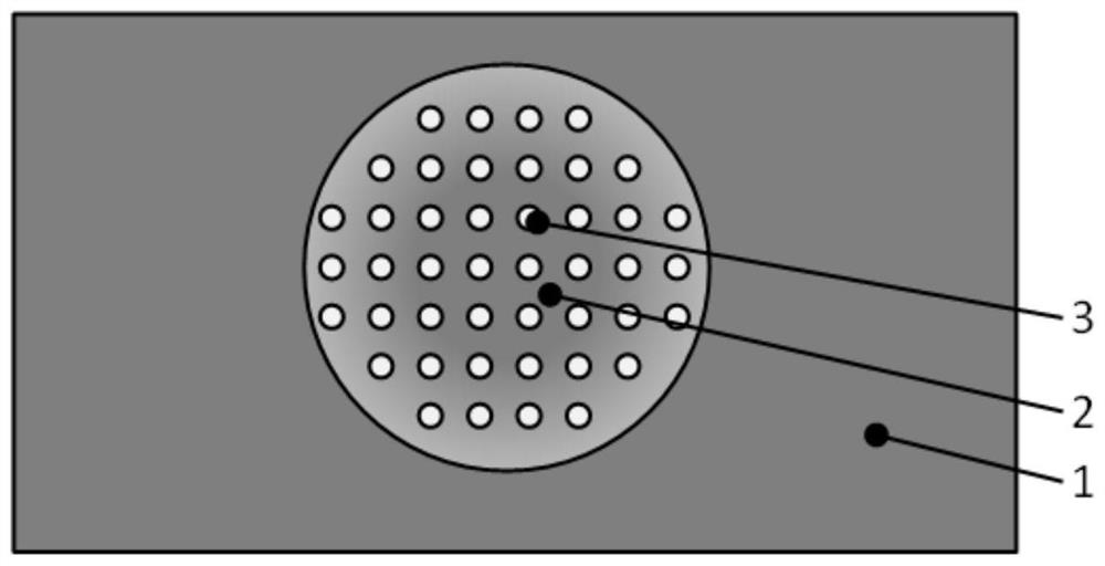 Laser shock forming method for compound eye-like double-scale curved surface structure surface