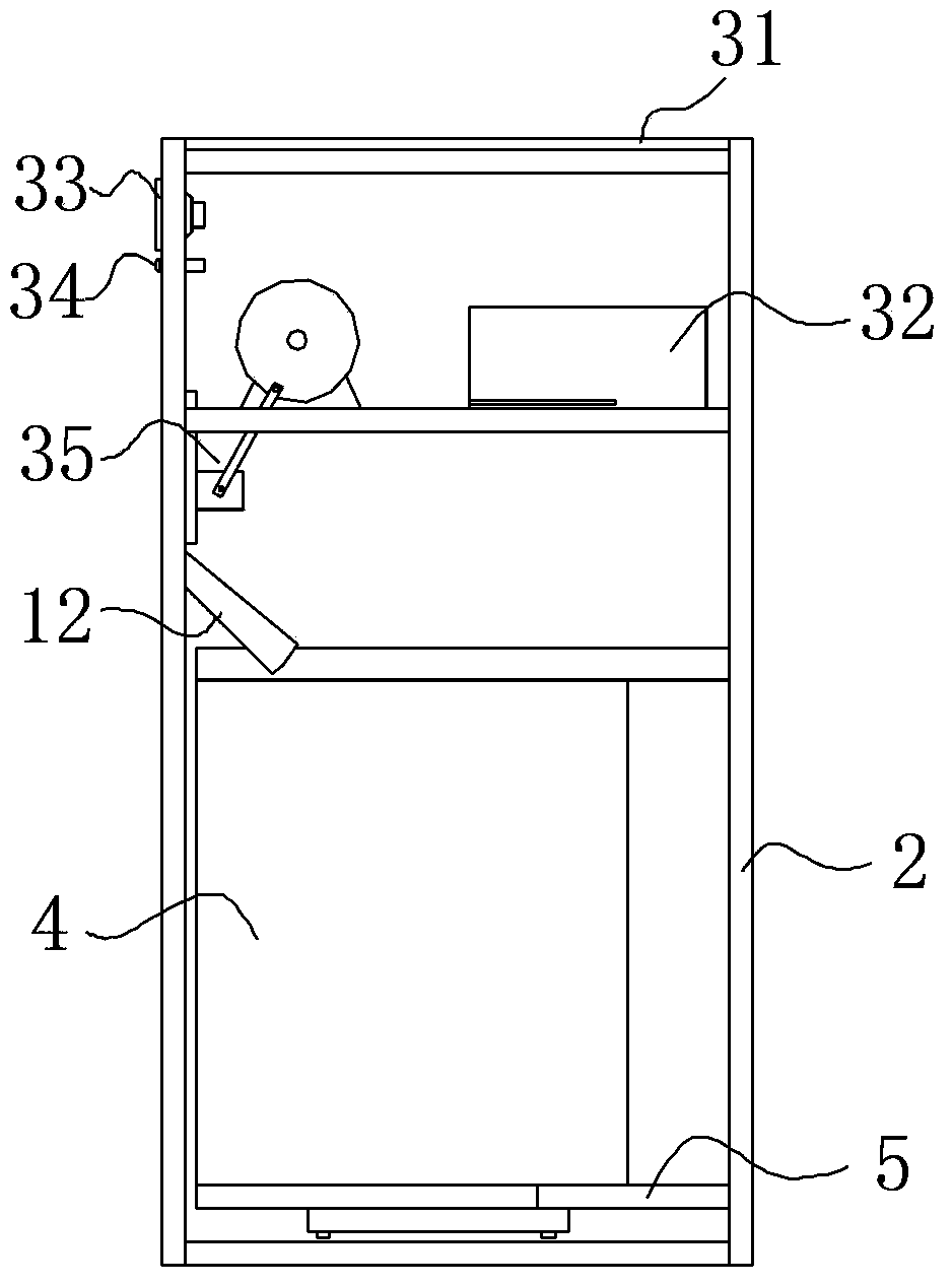 Trash can with automatic opening and closing function