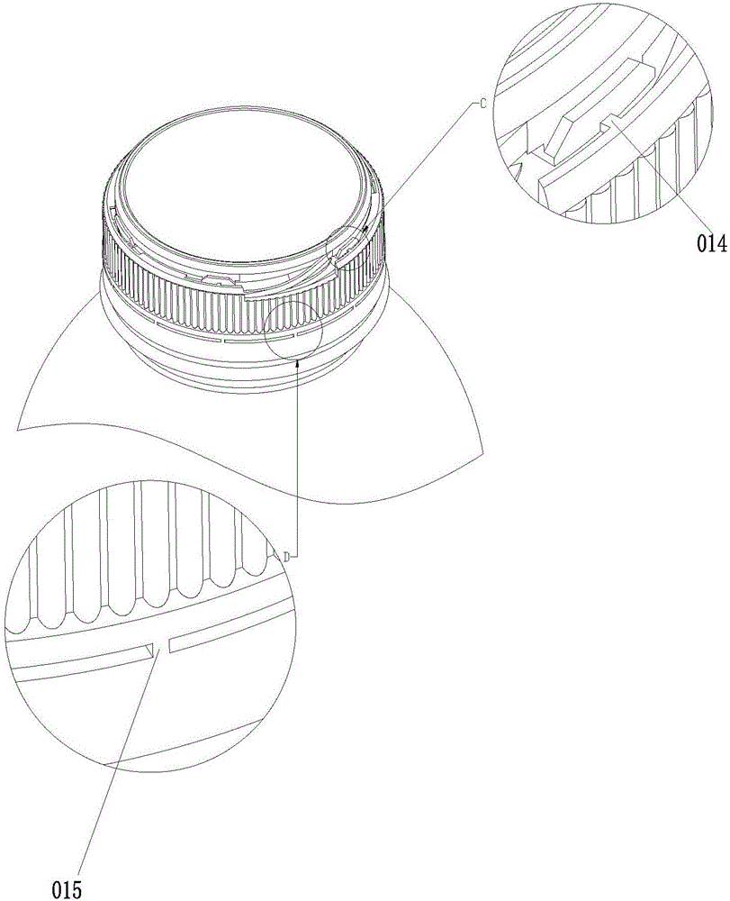 Container capable of preventing water leakage caused by squeezing