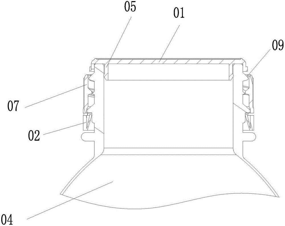 Container capable of preventing water leakage caused by squeezing