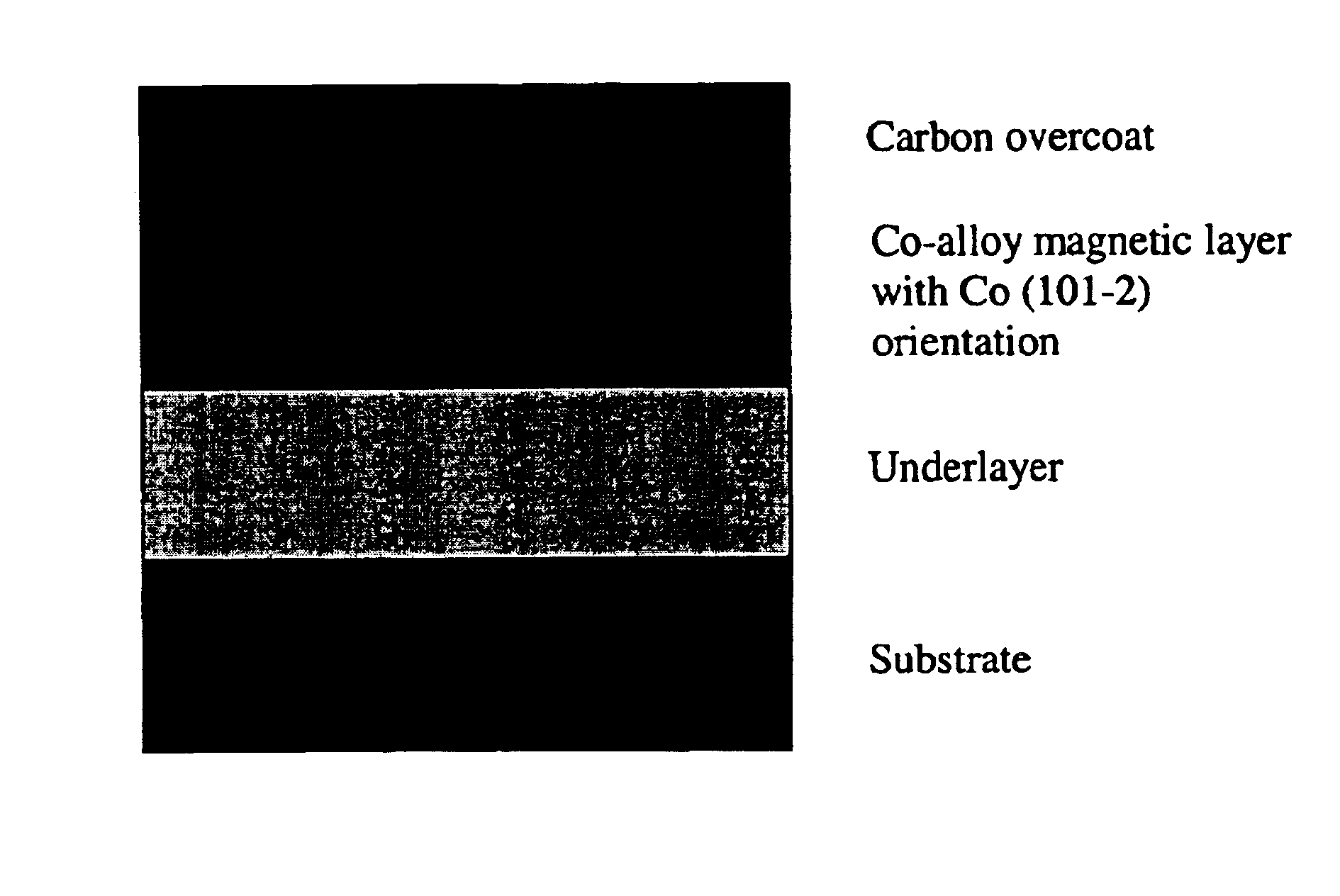 Tilted recording medium design with (101-2) orientation