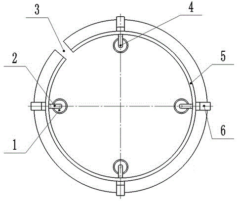 Rolling reinforcement device for large outer thread