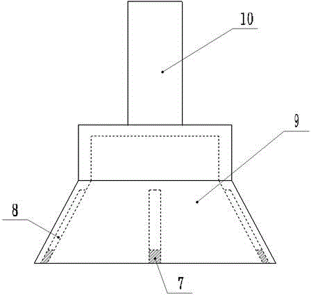 Rolling reinforcement device for large outer thread