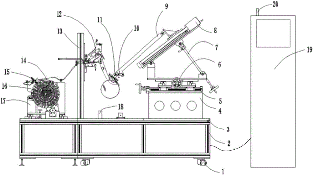 Automobile clutch performance matching measurement test apparatus