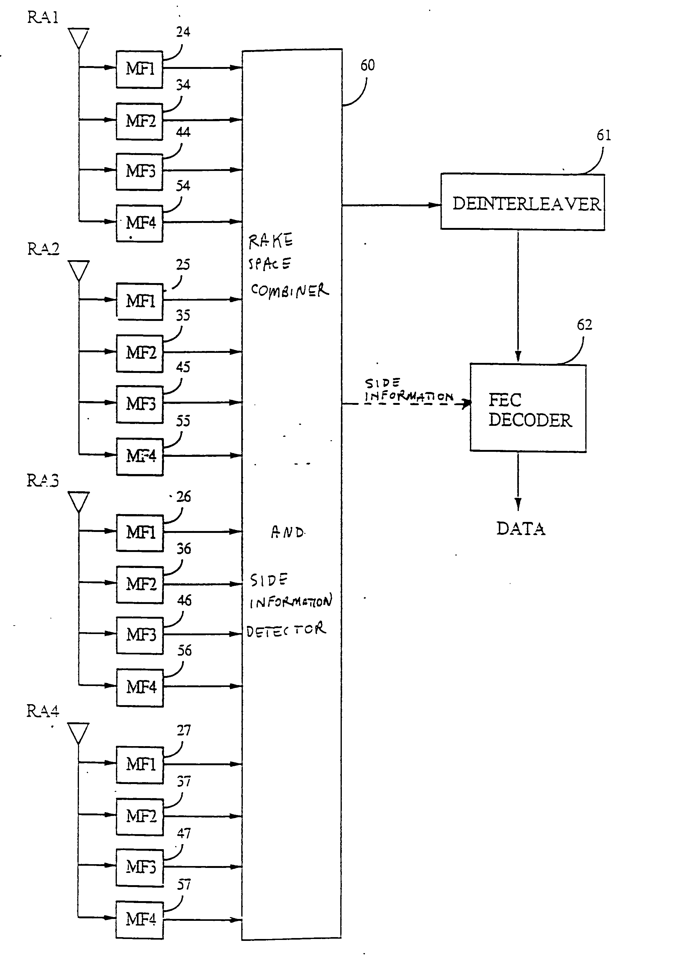 Multiple-input multiple-output (MIMO) spread-spectrum system and method