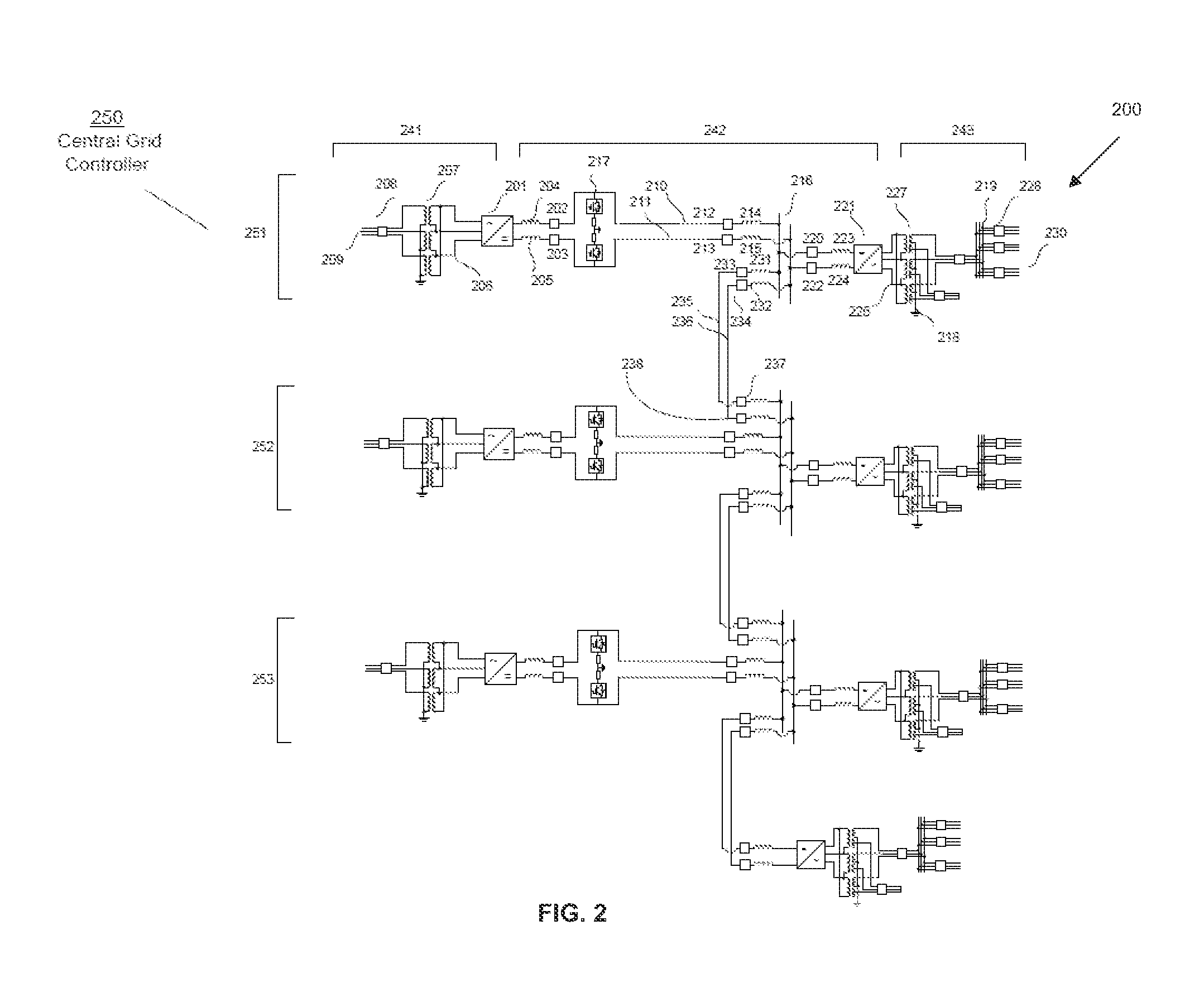 Control and protection of a DC power grid