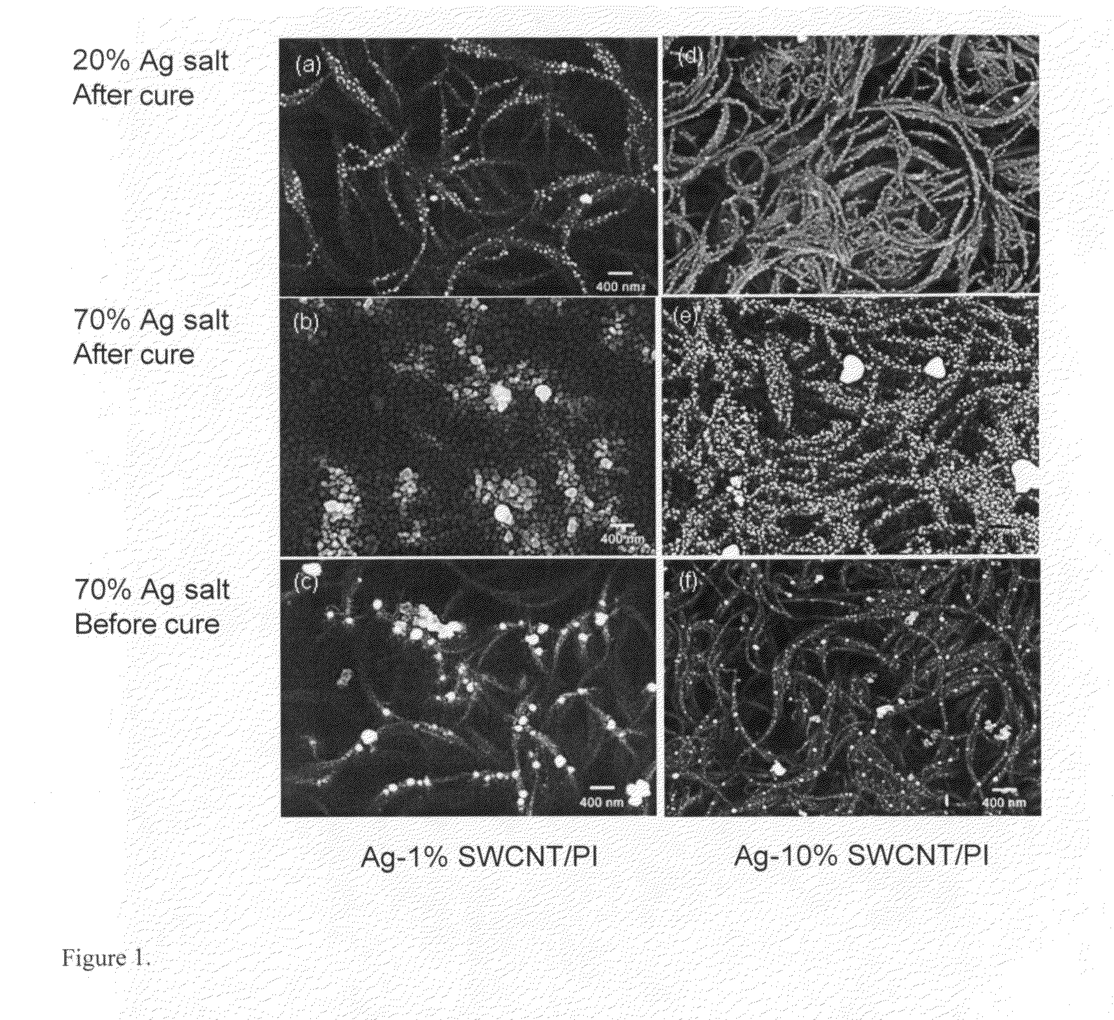 Metallized nanotube polymer composite (MNPC) and methods for making same