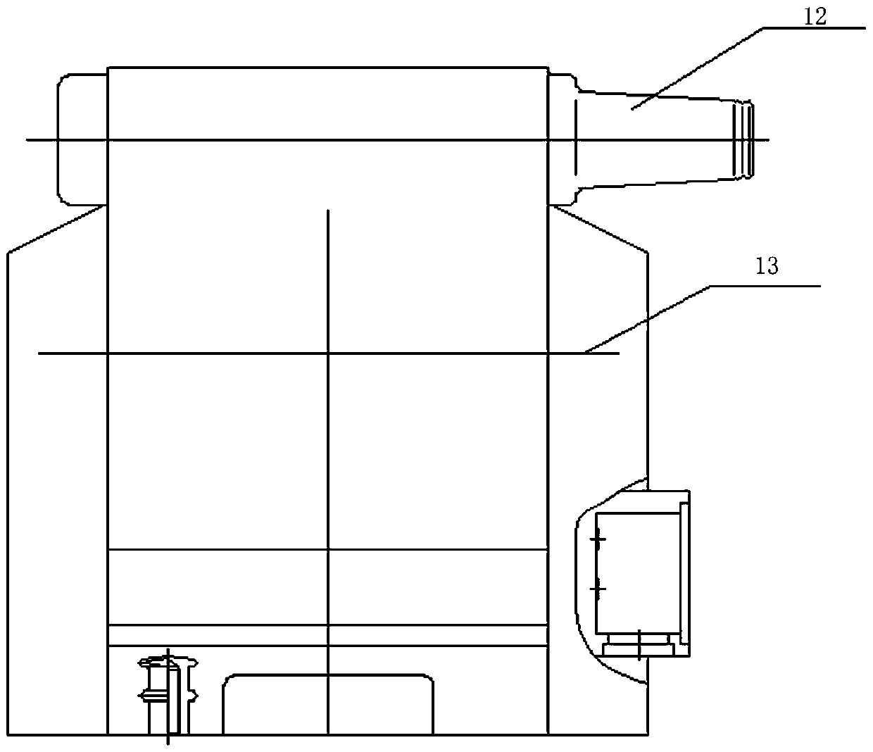 Three-phase voltage transformer used for 20-kV ring main unit