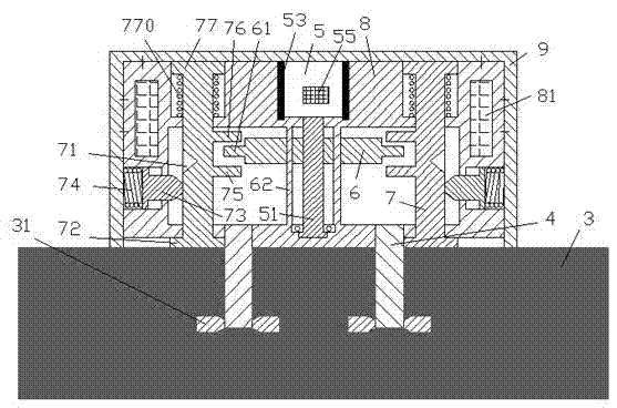 Plug device stable in operation