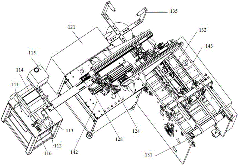 Automatic rope stringing equipment