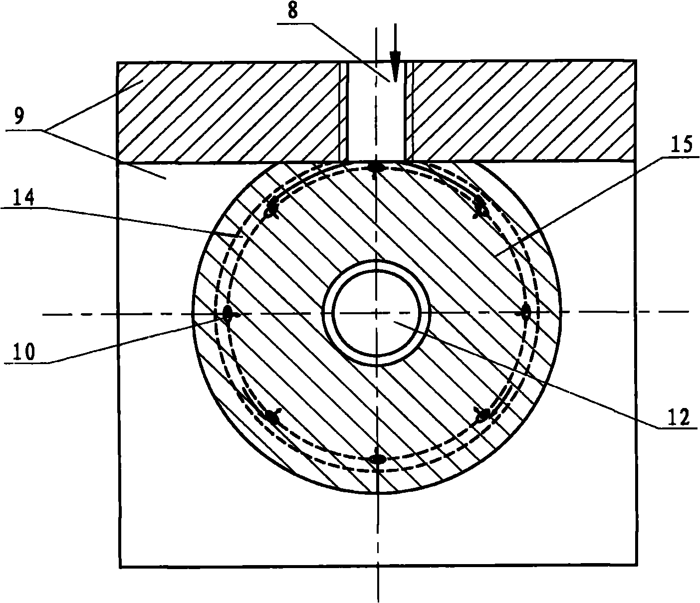 Water and air double-cooled hydraulic cylinder