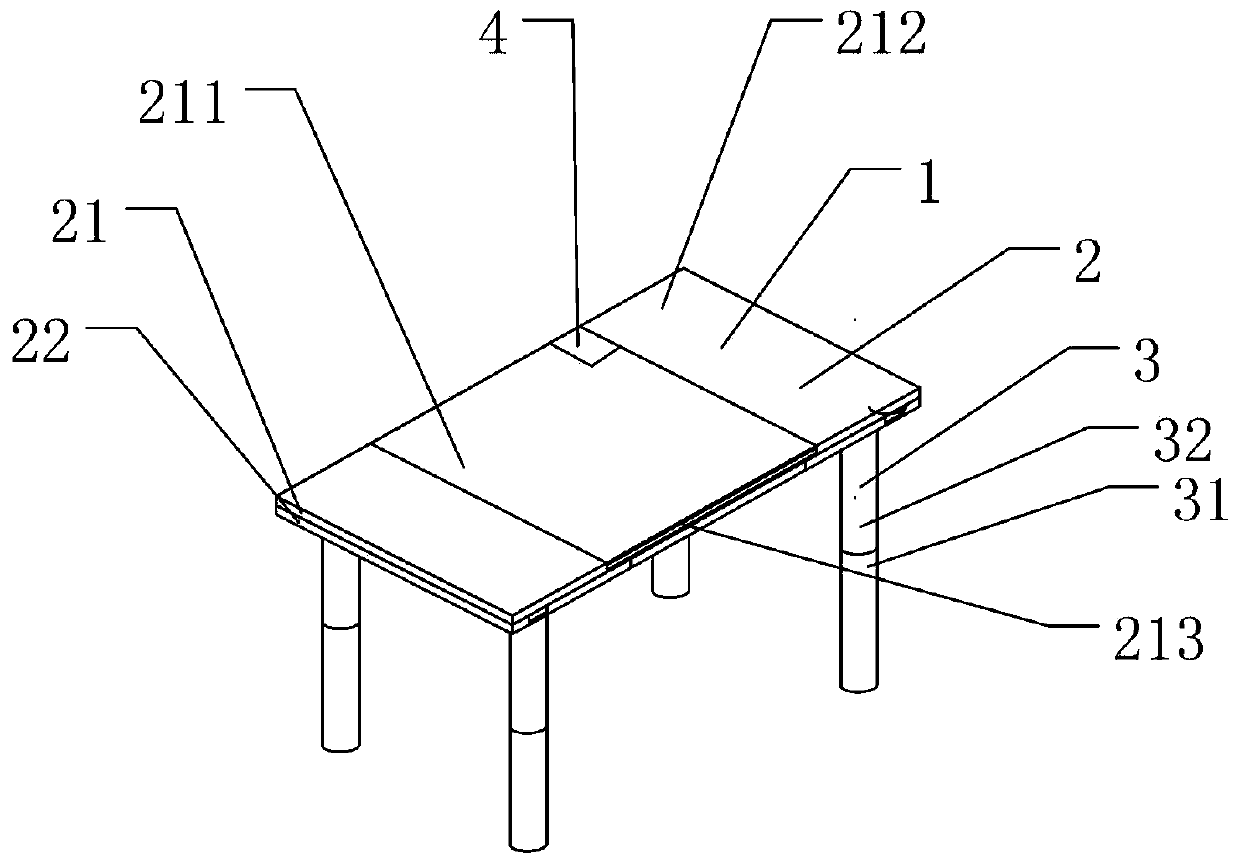 Study desk with anti-interference function