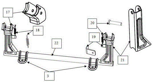 Automobile back-row seat cushion framework assembly