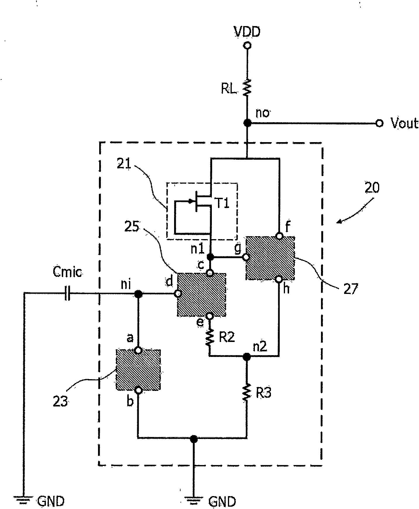 Microphone amplifier