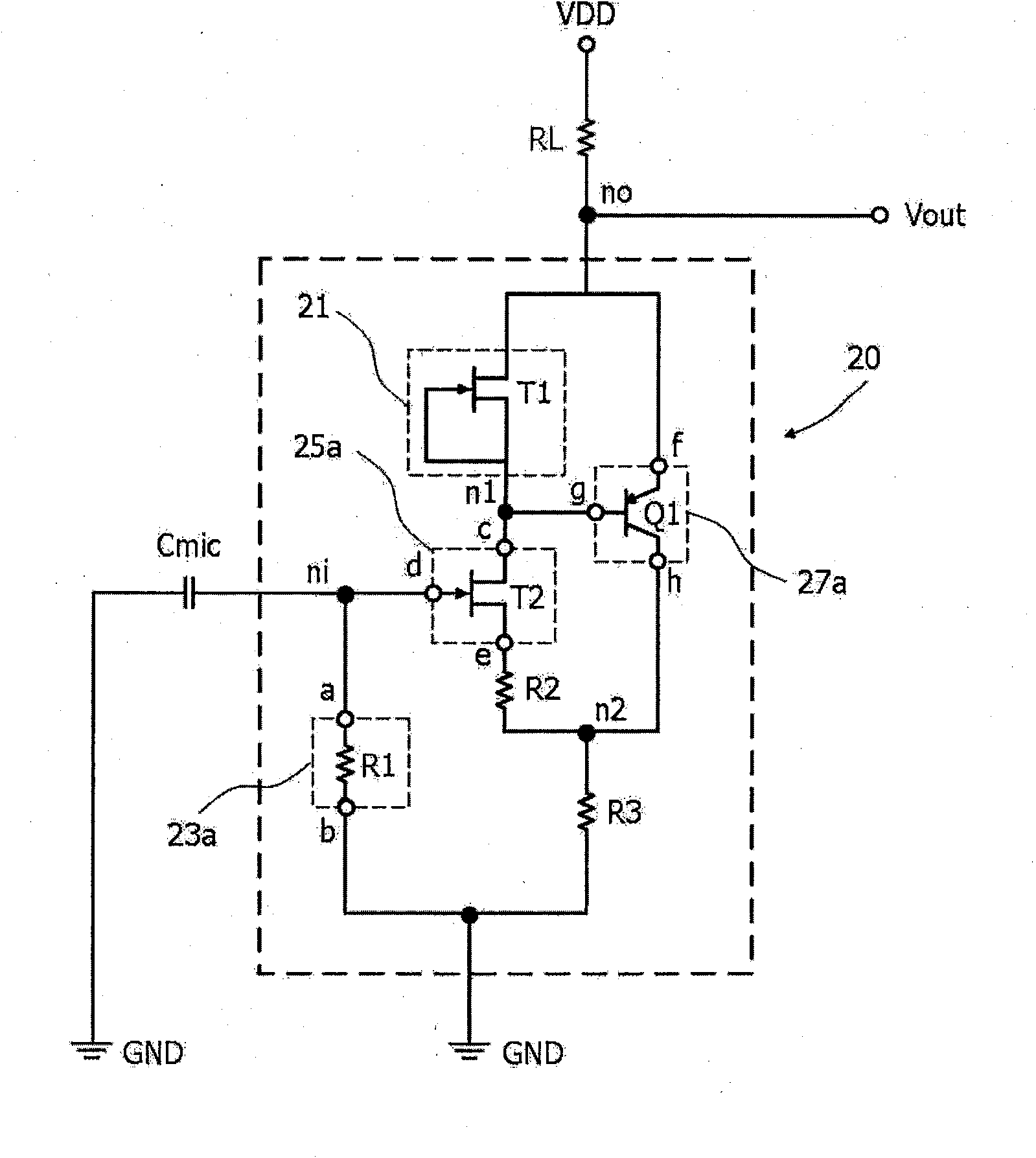 Microphone amplifier