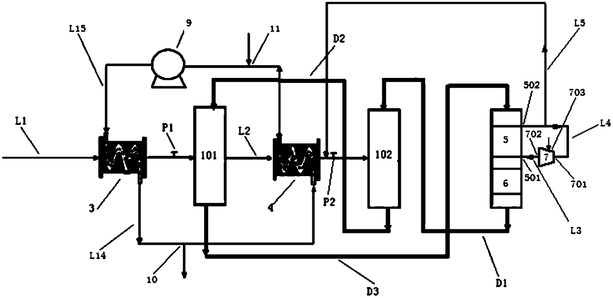 Activated carbon treatment system for improving waste heat utilization rate and denitration rate and using method thereof