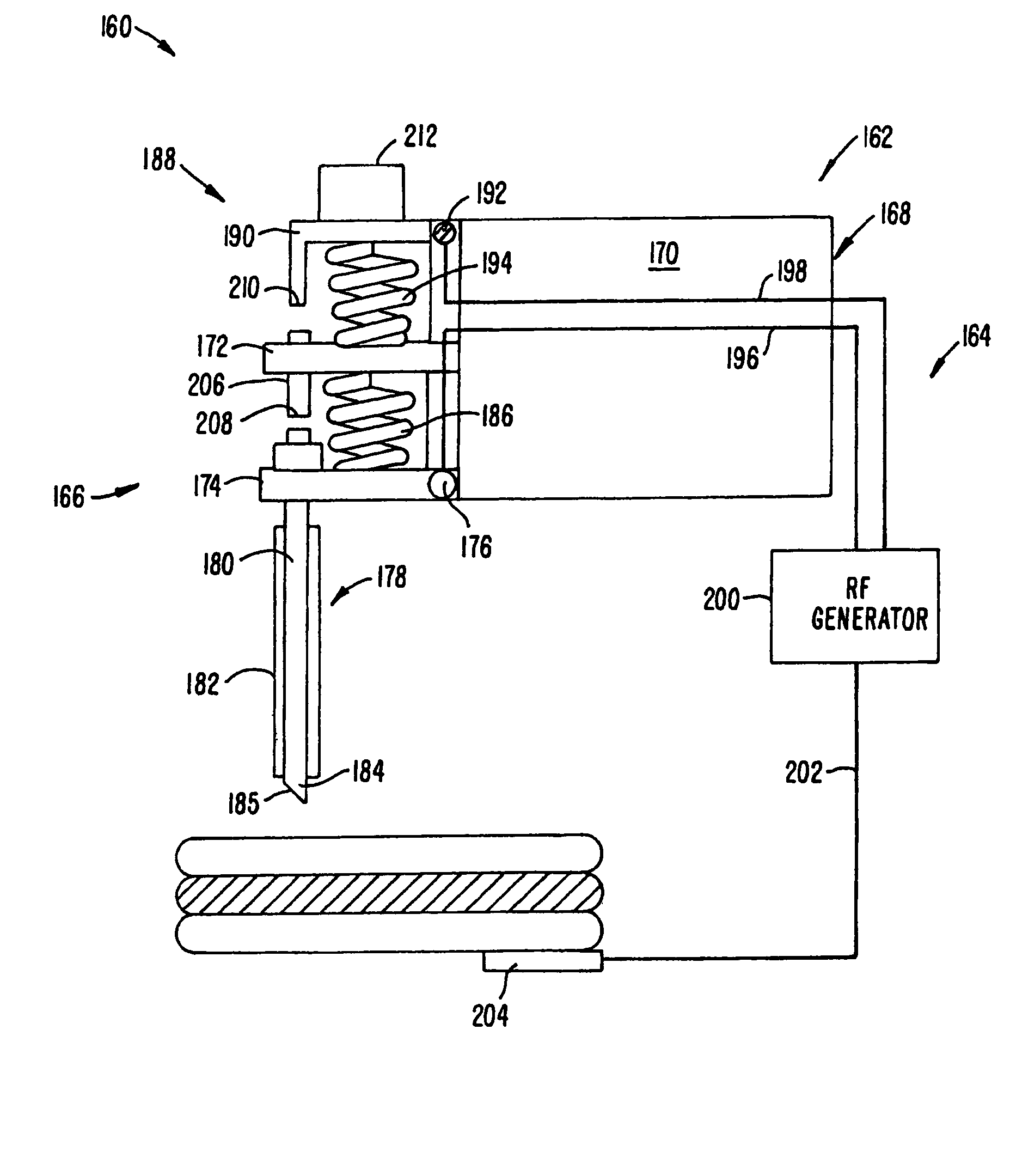 Tissue separating and localizing catheter assembly