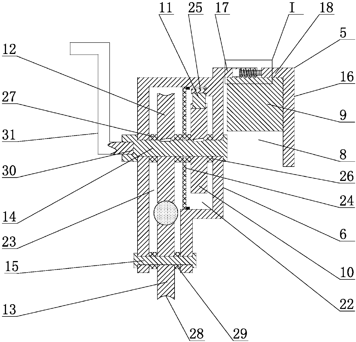 Special grounding device for pole without guys