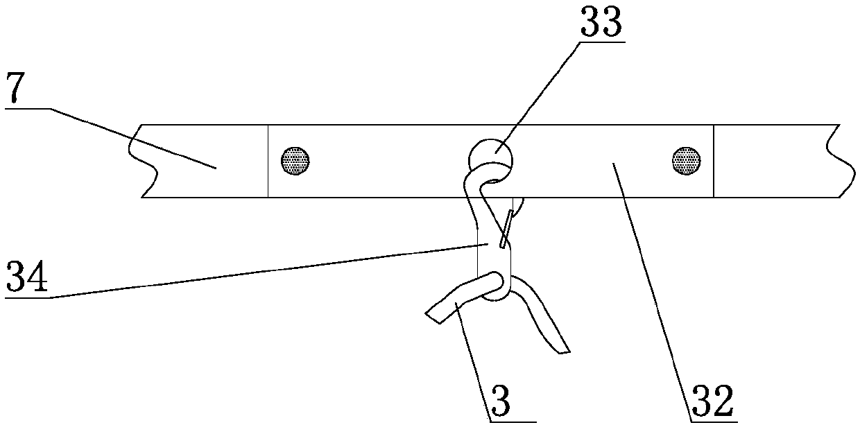 Special grounding device for pole without guys