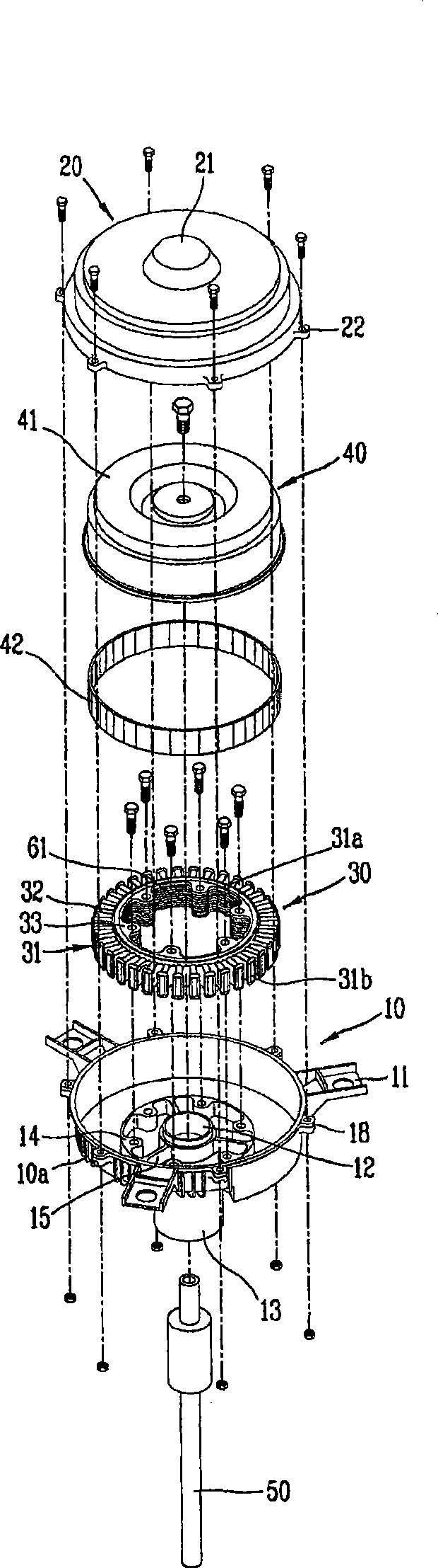 Outer rotor type motor and outdoor unit having the same