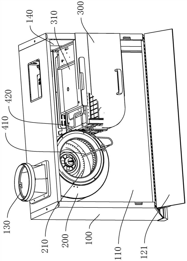 Integrated cooking type extractor hood