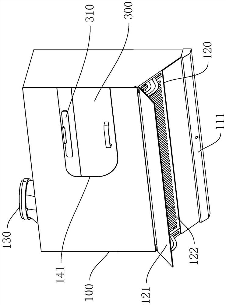 Integrated cooking type extractor hood