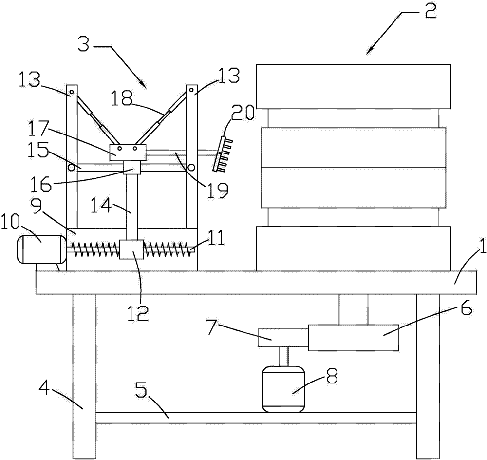 Forming method and mold of silkworm frame for domestic silkworm cocooning