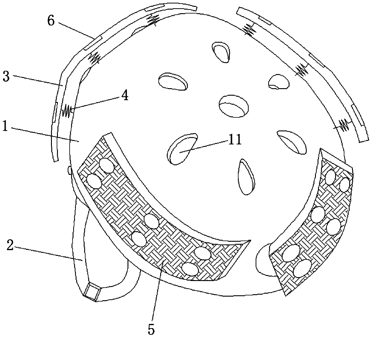 Touch-resistant helmet for VR visual experience