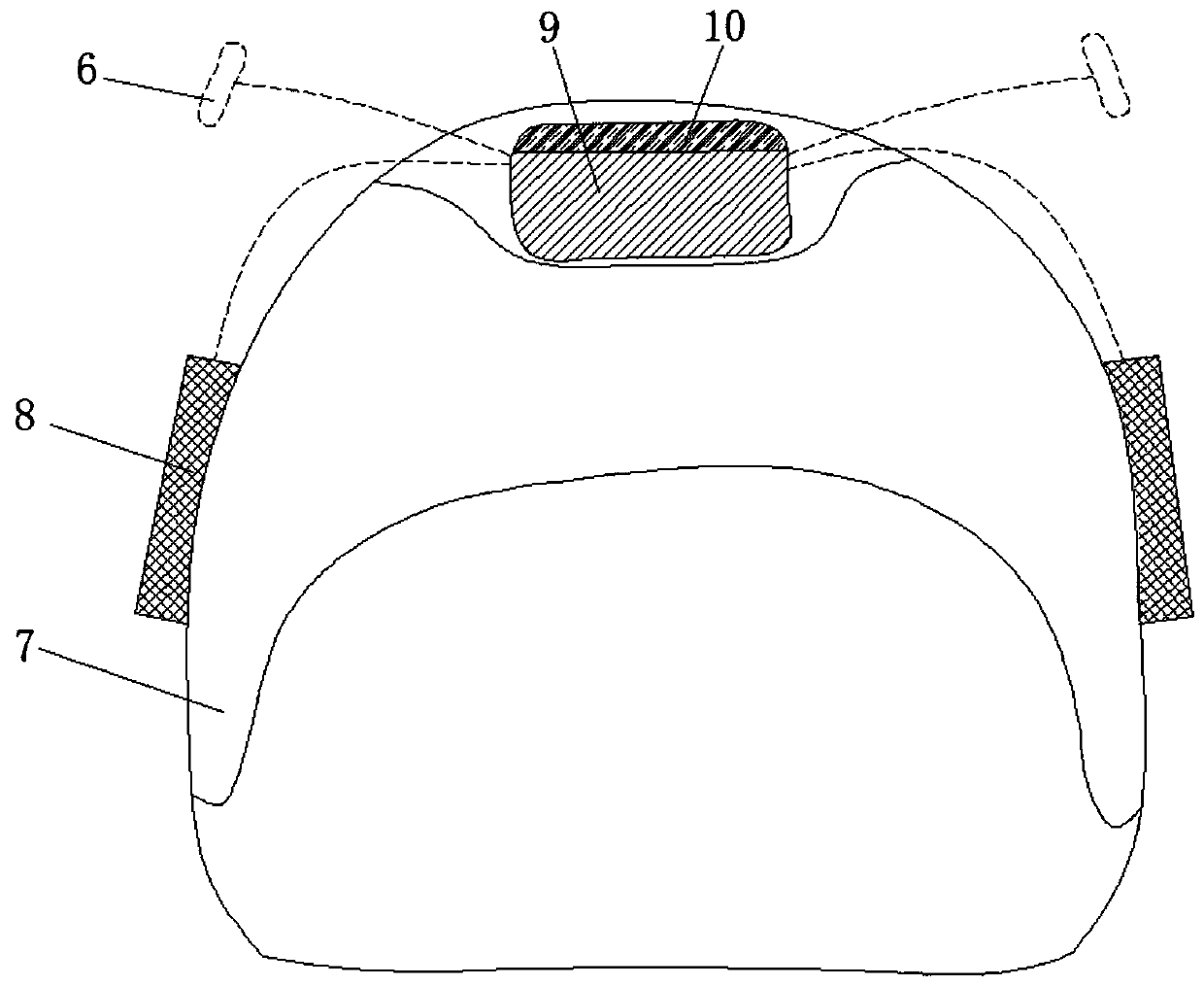 Touch-resistant helmet for VR visual experience