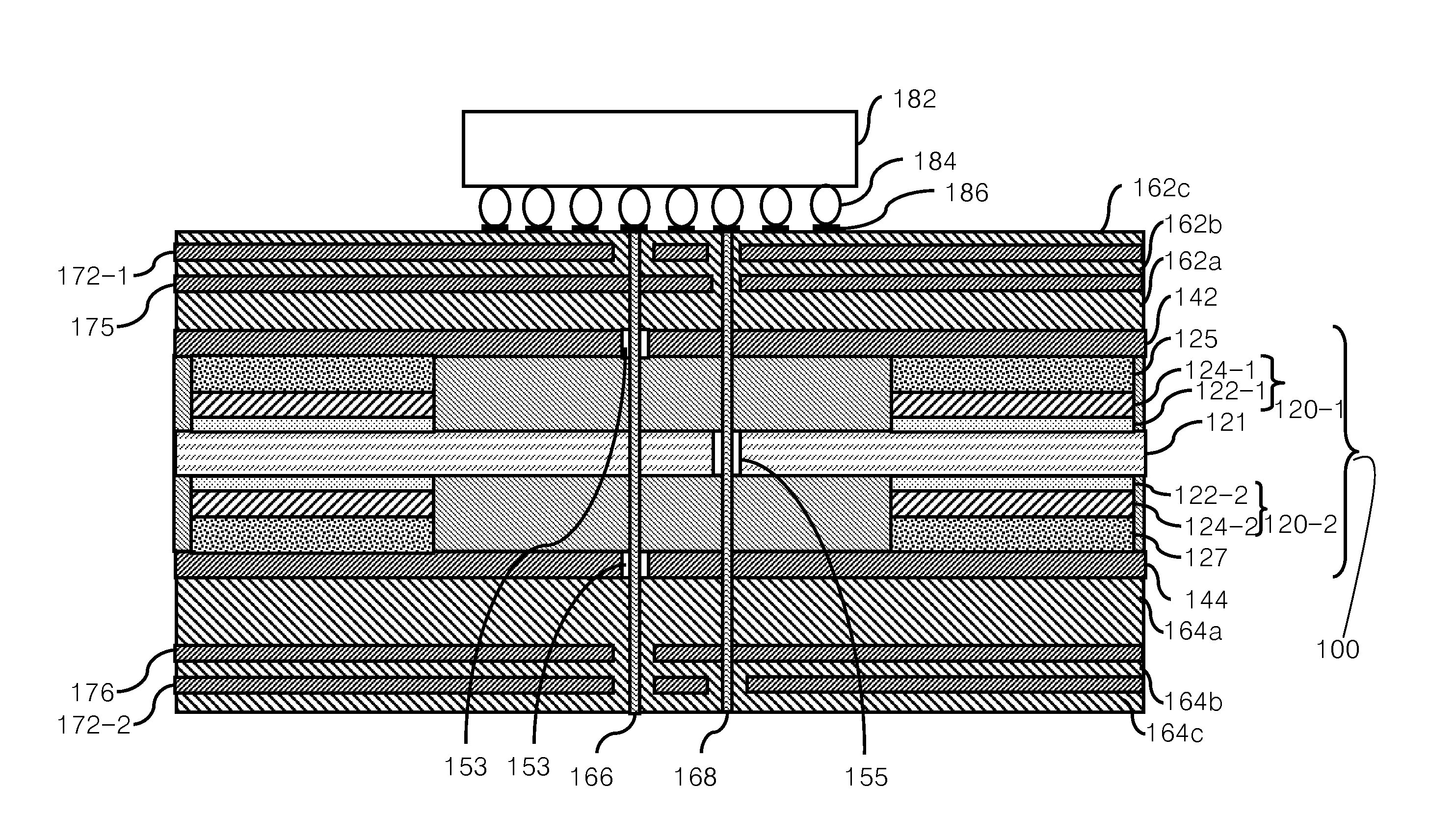 Embedded capacitor substrate module