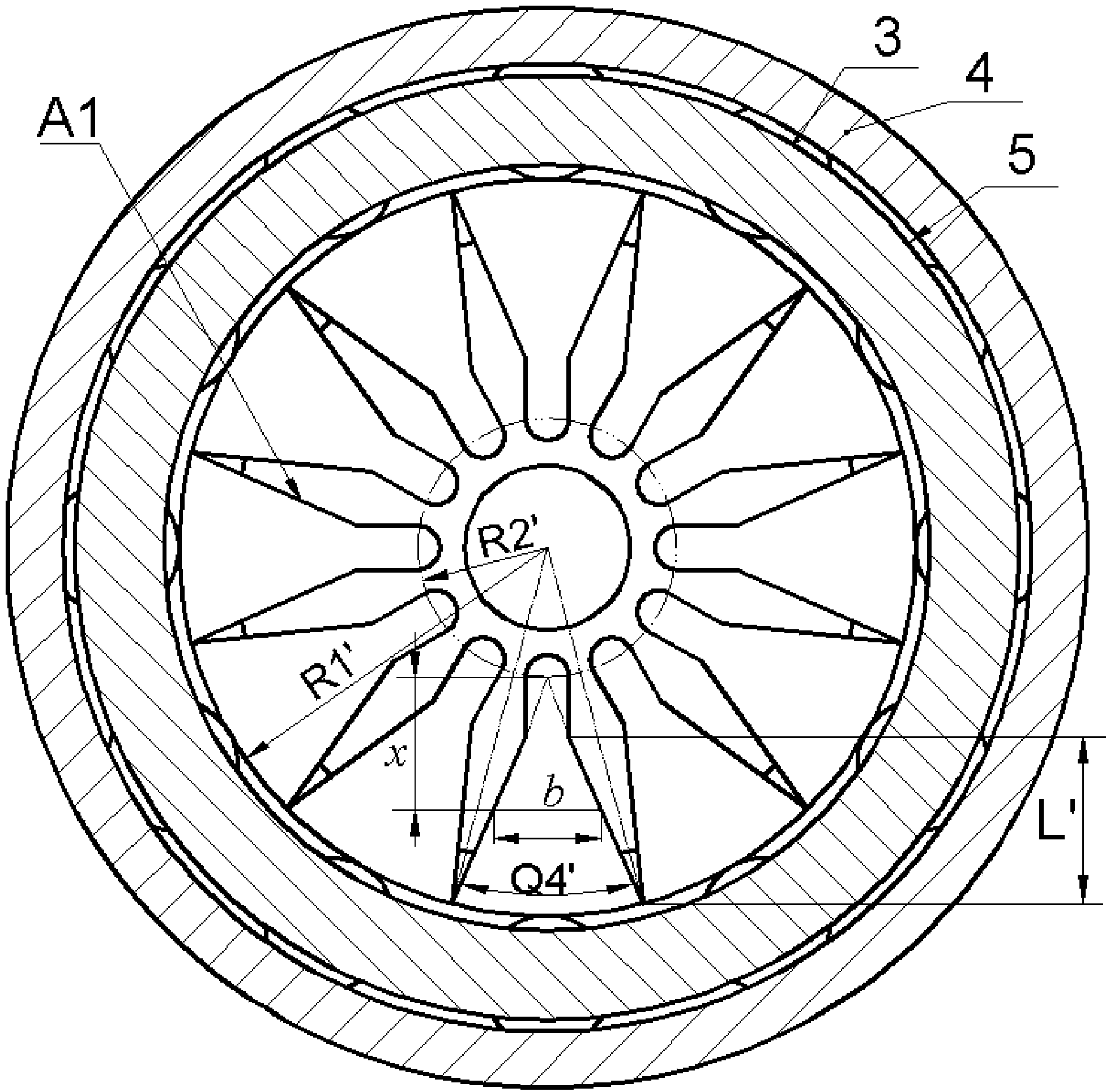 High-speed cylindrical roller bearing and integrated monitoring device thereof