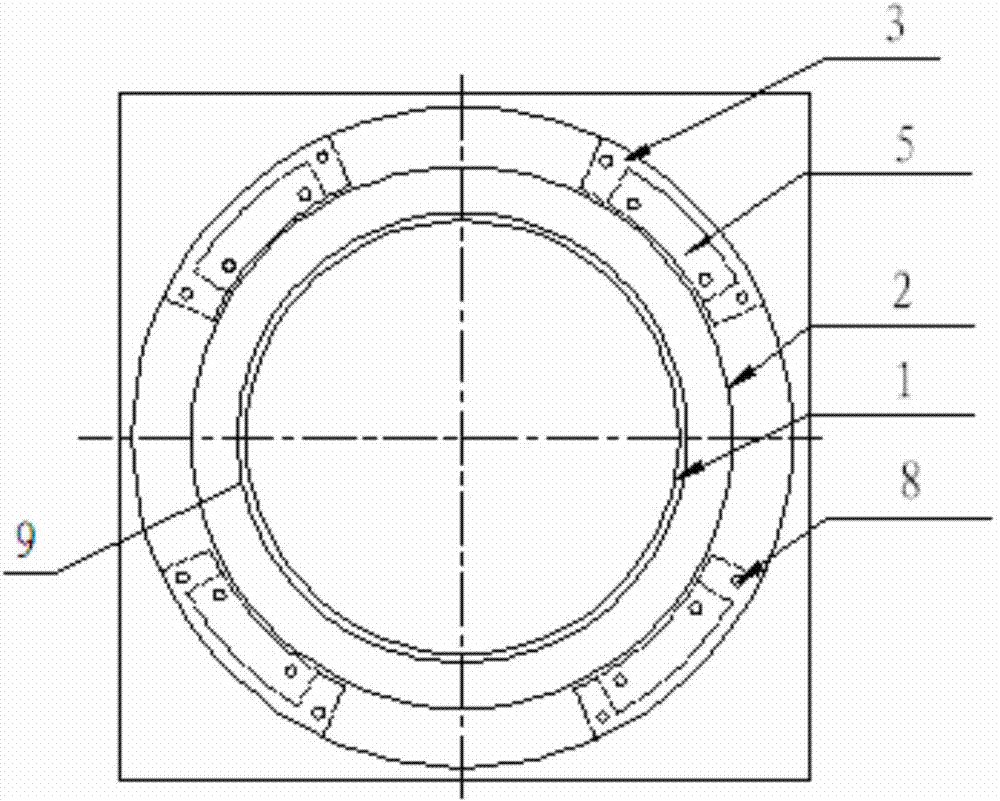 Washing machine motor fixing device and washing machine