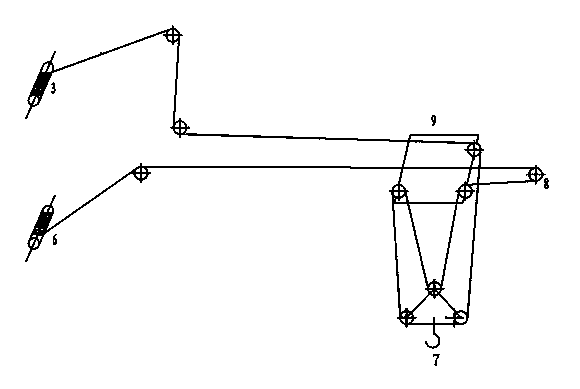 Linkage double hoisting mechanisms of tower crane and speed regulating method