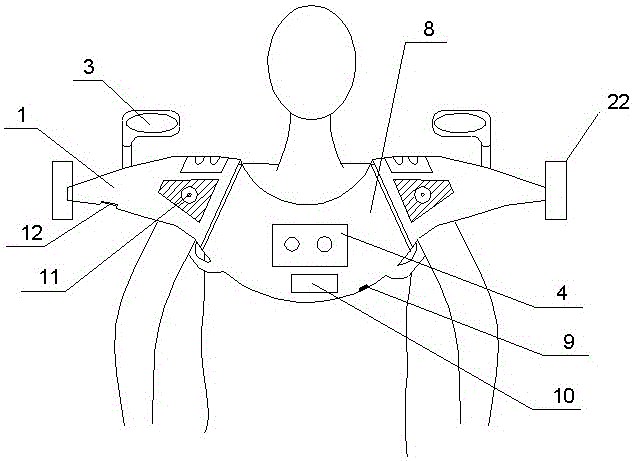 A kind of multi-purpose bicycle shoulder protection