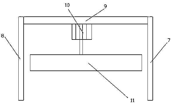 Cocoon laying device of hot air cocoon drying machine